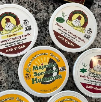 Refrigerated dips and hummus products